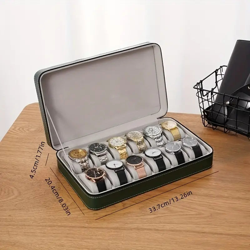 Valcien | Single Watch Display Box – Elegant Travel Bag & Gift Case, Ideal for Watch Lovers and Collectors