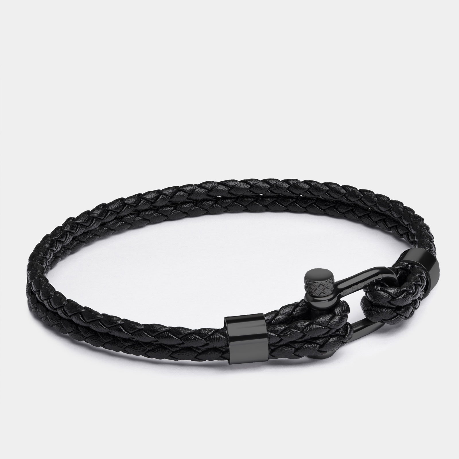 Valcien | Black Bucket Men Bracelet