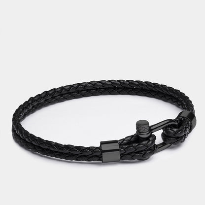 Valcien | Black Bucket Men Bracelet