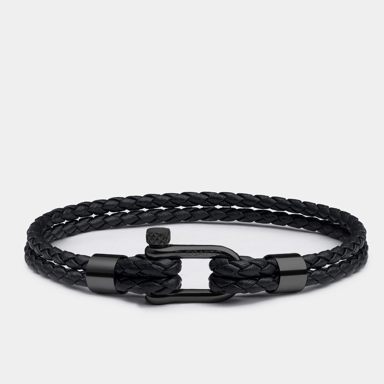 Valcien | Black Bucket Men Bracelet