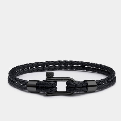 Valcien | Black Bucket Men Bracelet