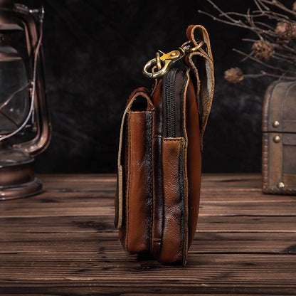 Men’s Crossbody Belt Bag | Multi-Pocket Waist Organizer