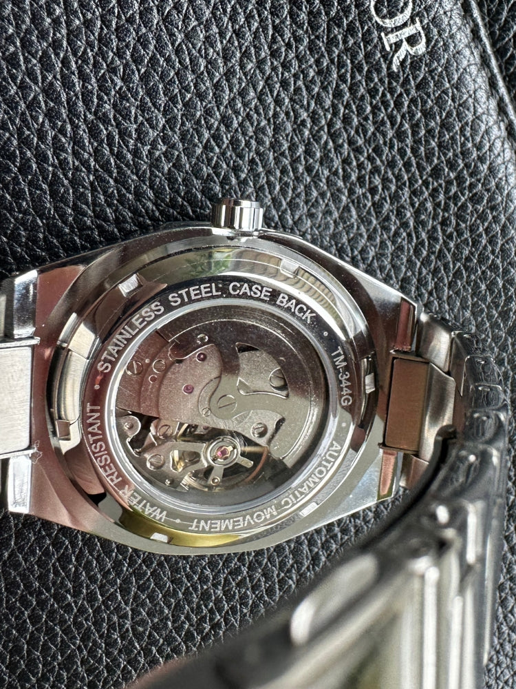 Decarba Men’s Luxury Watch – Classic Stainless Steel Chronograph Timepiece