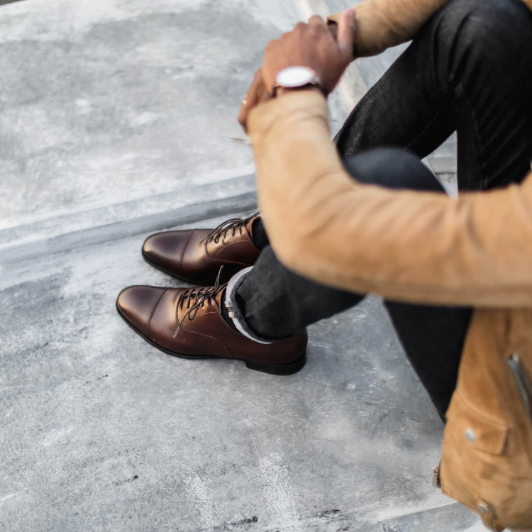 Men’s Classic Oxford Shoes | Formal Lace-Up Dress Footwear