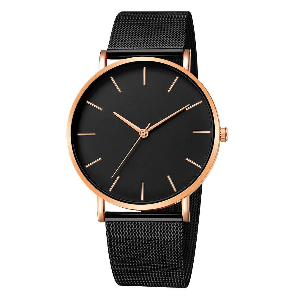 Henry – Minimalist Men’s Watch with Elegant Mesh Strap